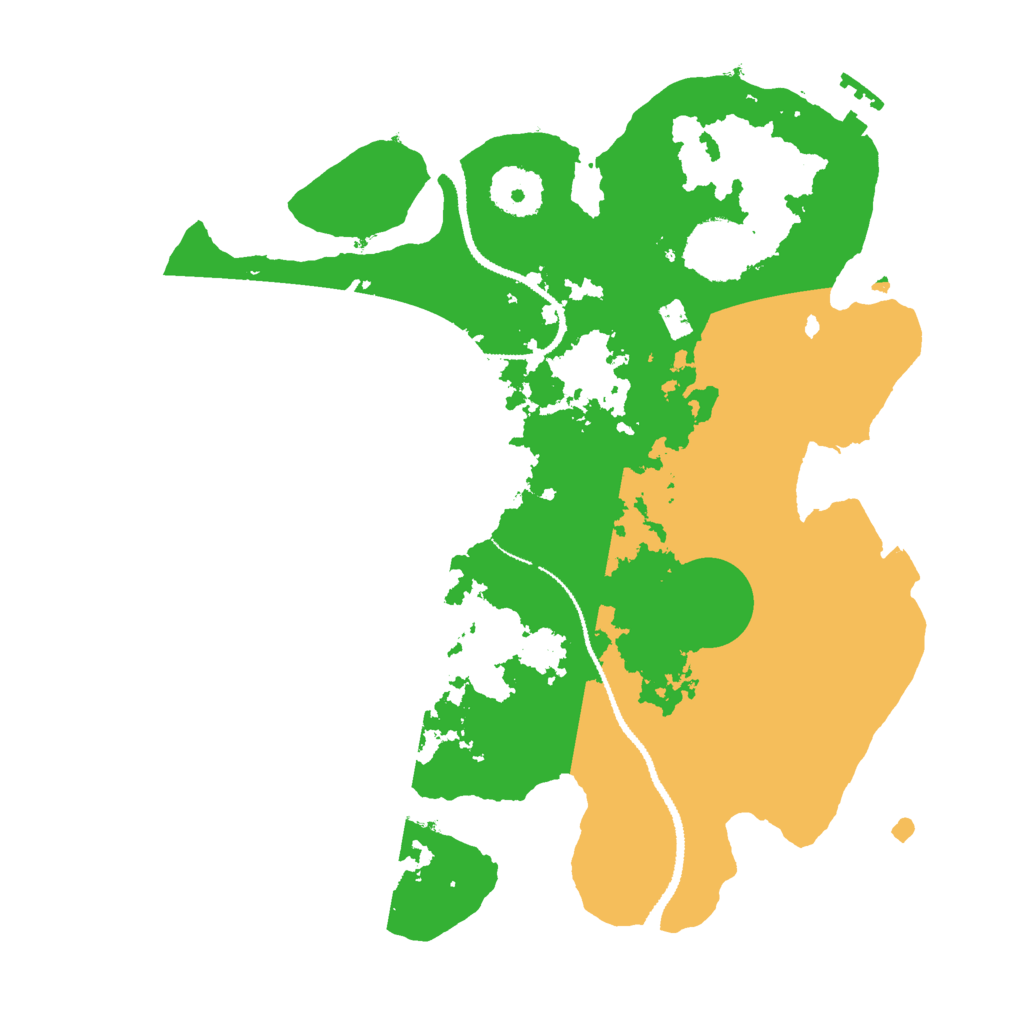 Biome Rust Map: Procedural Map, Size: 3000, Seed: 134223