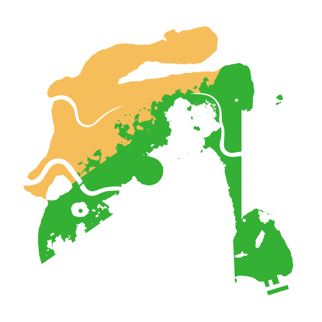 Biome Rust Map: Procedural Map, Size: 3000, Seed: 3787