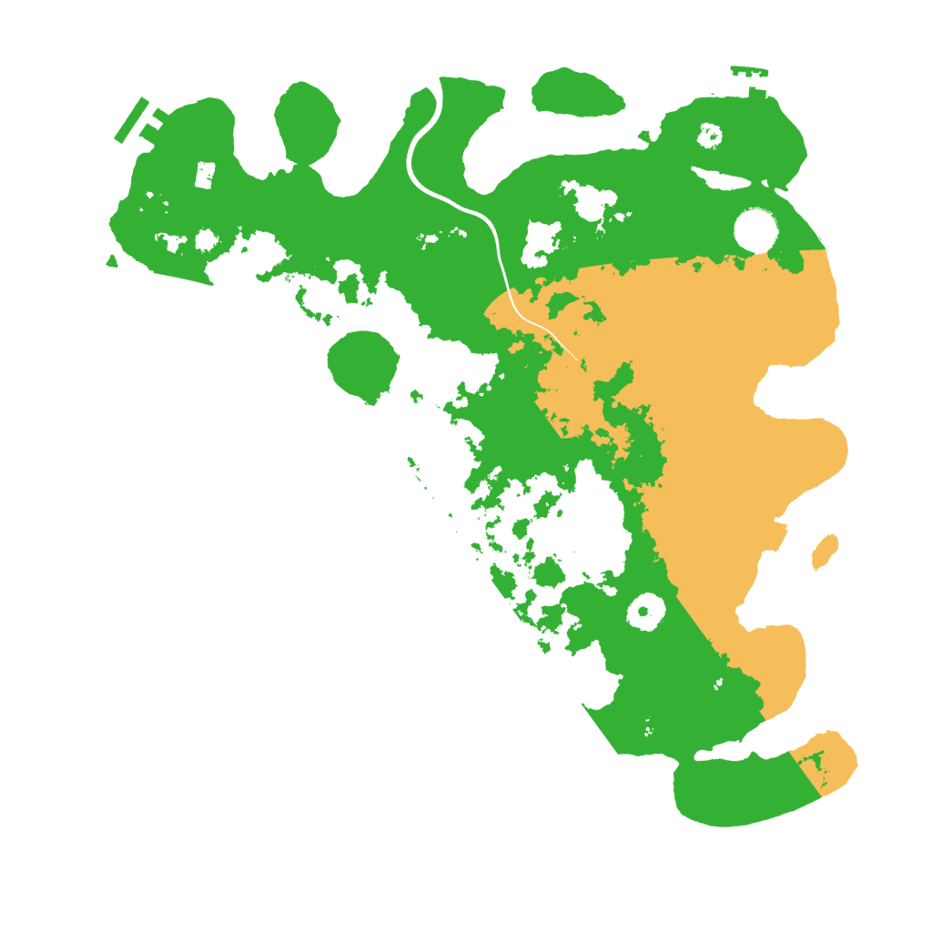 Biome Rust Map: Procedural Map, Size: 3750, Seed: 1296211139