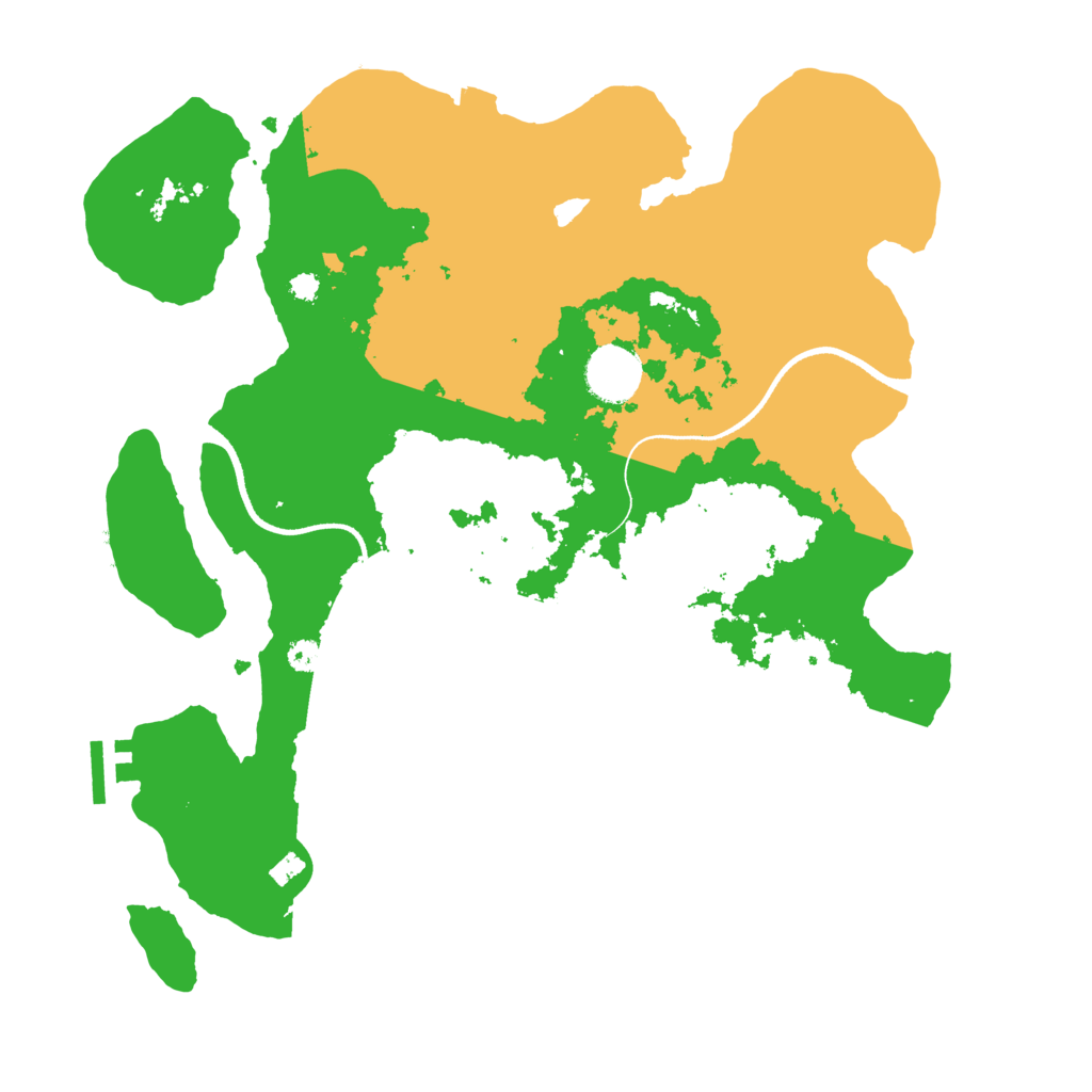 Biome Rust Map: Procedural Map, Size: 3500, Seed: 1662513819