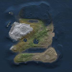 Thumbnail Rust Map: Procedural Map, Size: 2000, Seed: 2023559782, 6 Monuments