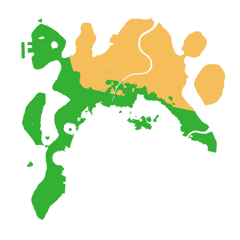 Biome Rust Map: Procedural Map, Size: 3000, Seed: 293749196