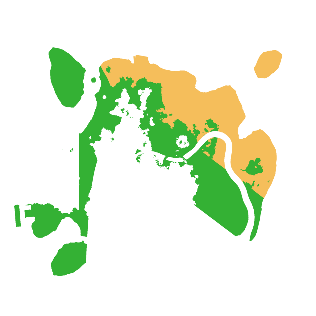 Biome Rust Map: Procedural Map, Size: 2500, Seed: 318