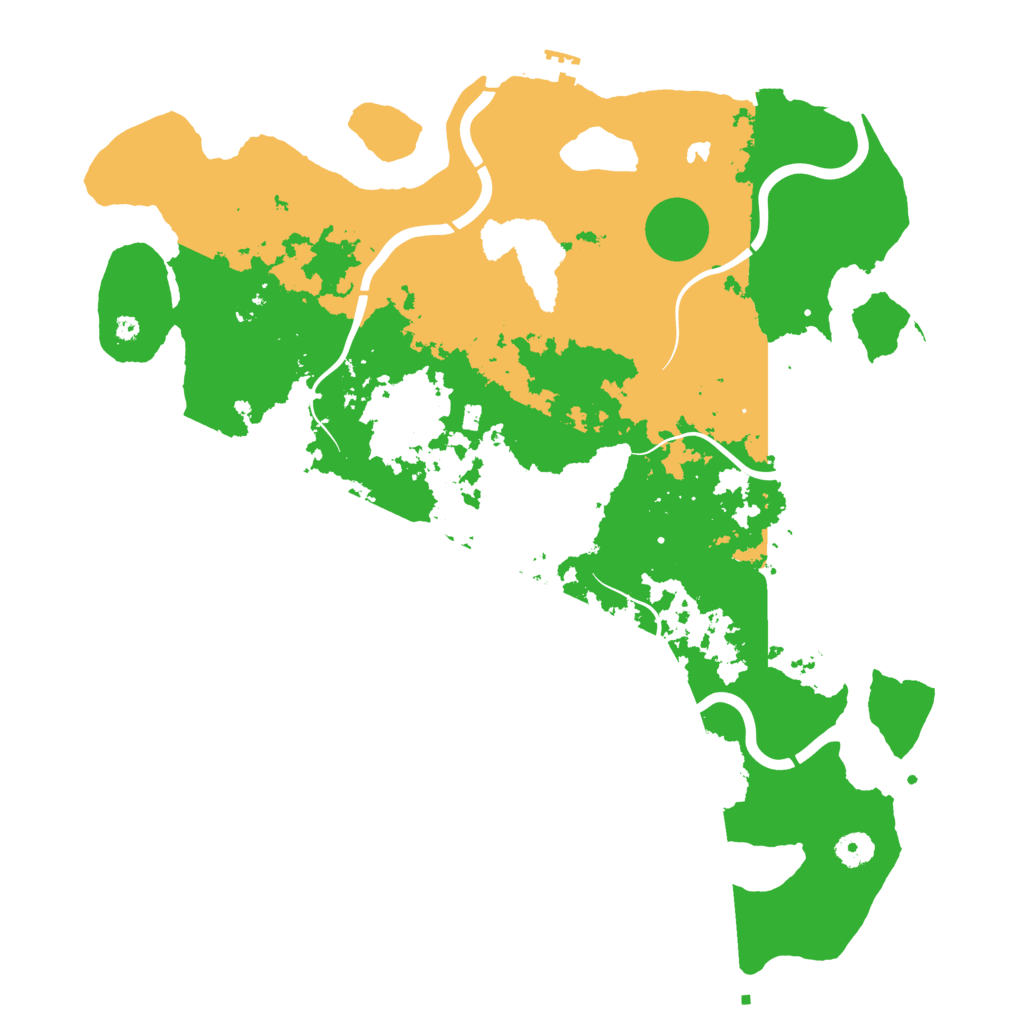 Biome Rust Map: Procedural Map, Size: 4250, Seed: 1356068669
