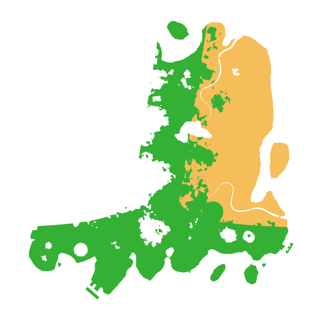 Biome Rust Map: Procedural Map, Size: 4000, Seed: 9768765