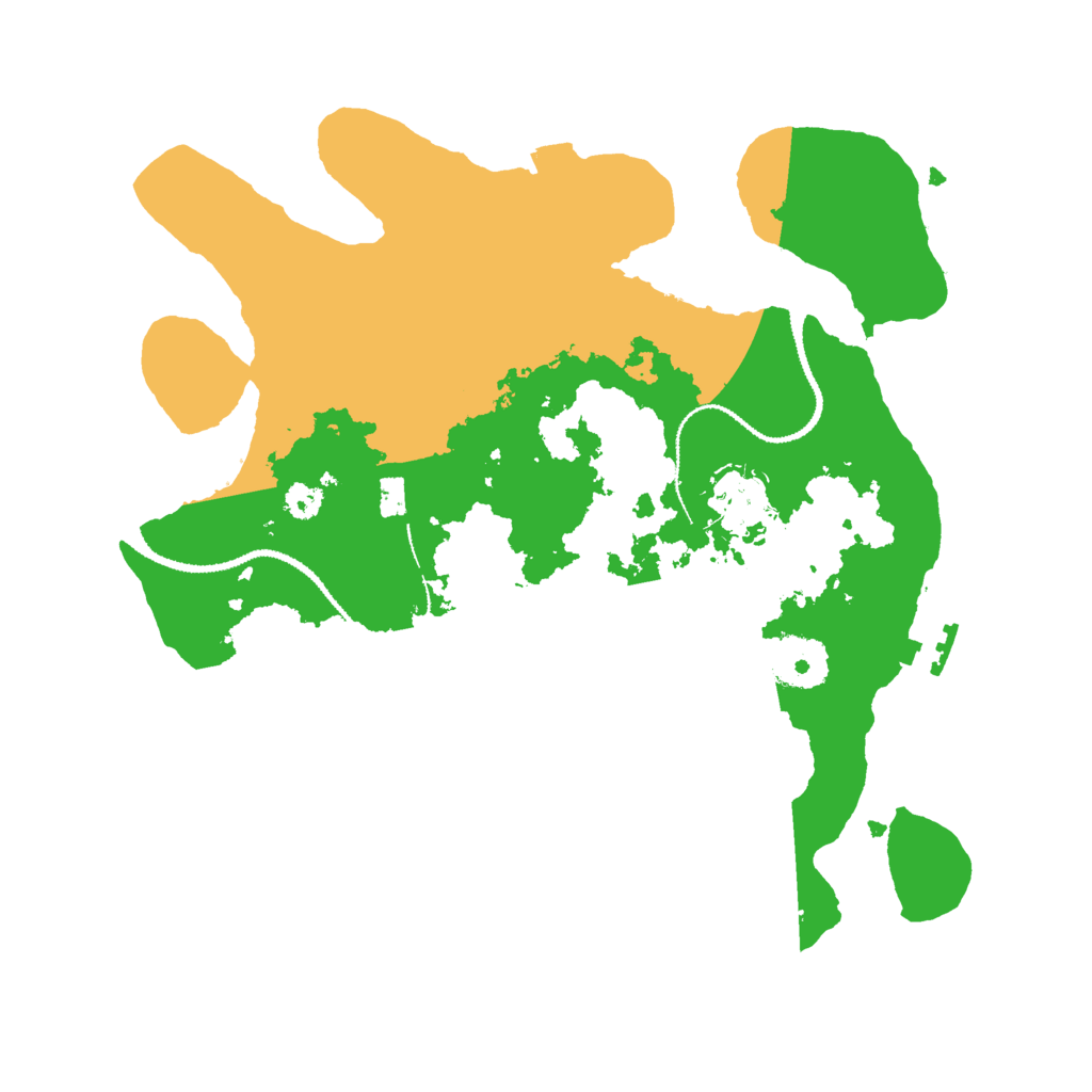 Biome Rust Map: Procedural Map, Size: 3000, Seed: 1647730295