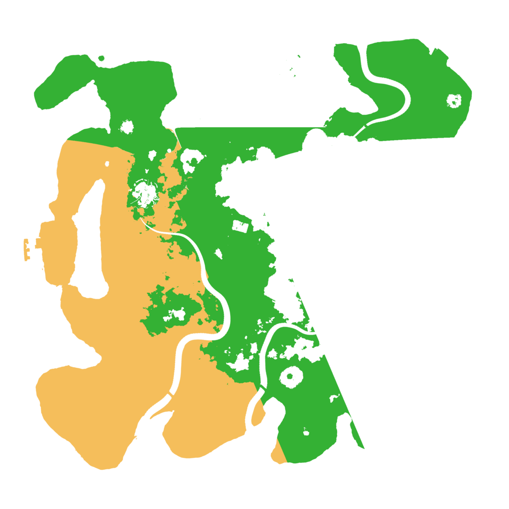 Biome Rust Map: Procedural Map, Size: 3500, Seed: 243114210
