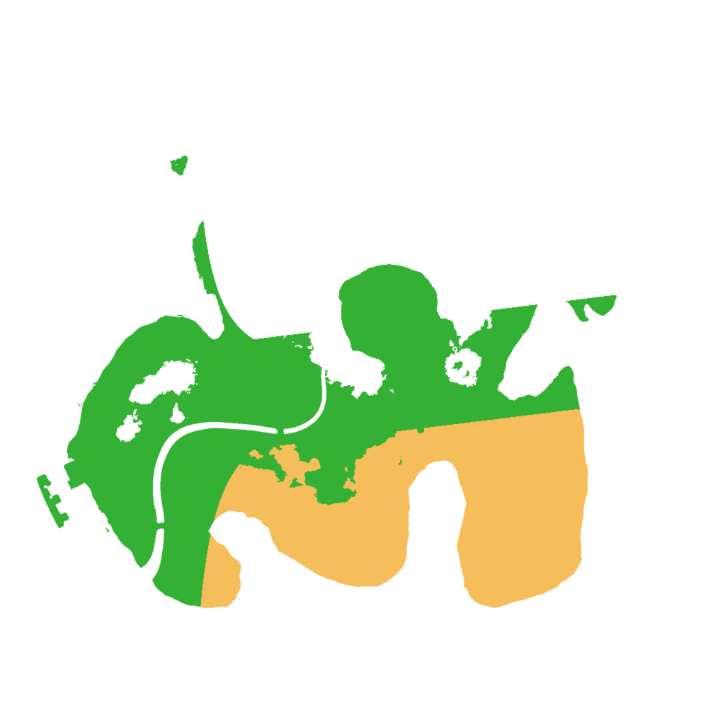 Biome Rust Map: Procedural Map, Size: 2000, Seed: 3002