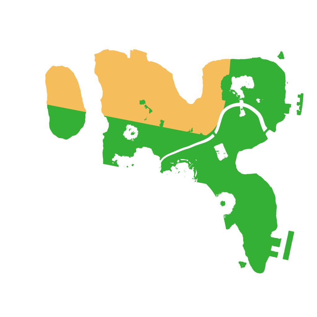 Biome Rust Map: Procedural Map, Size: 2200, Seed: 220168174