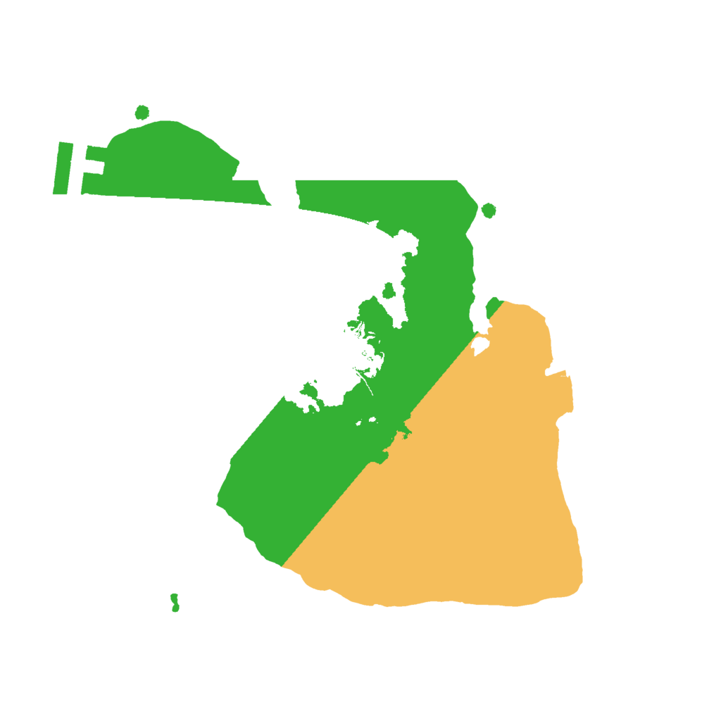 Biome Rust Map: Procedural Map, Size: 2000, Seed: 959549177