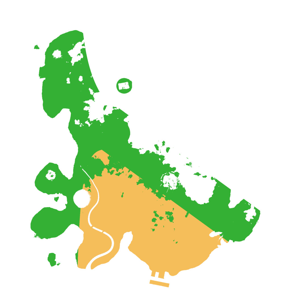 Biome Rust Map: Procedural Map, Size: 3000, Seed: 1218996203