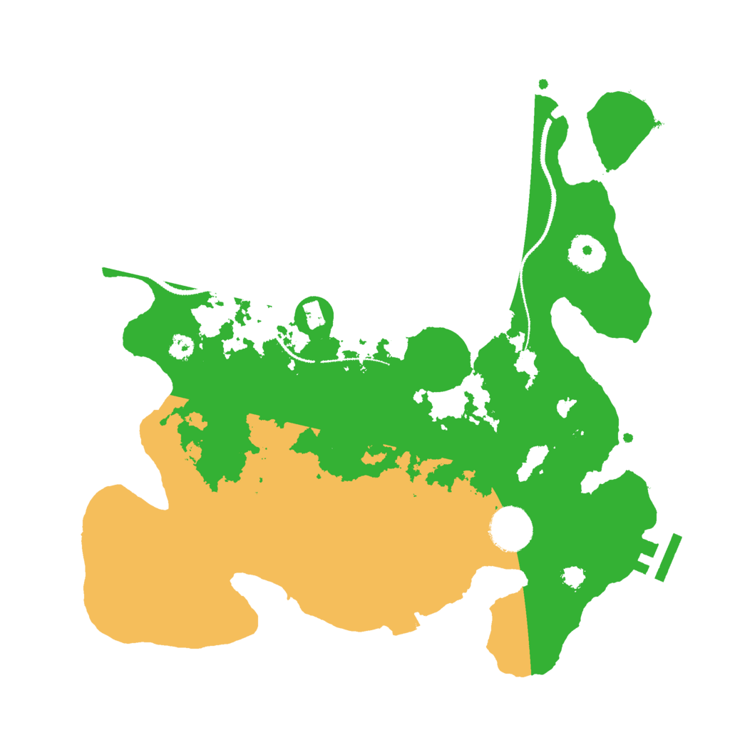 Biome Rust Map: Procedural Map, Size: 3000, Seed: 1937950103