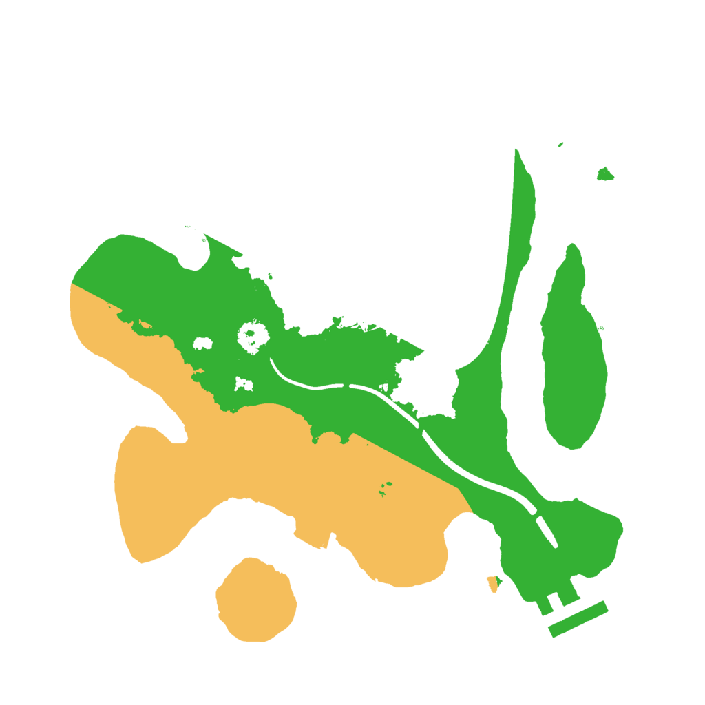 Biome Rust Map: Procedural Map, Size: 2303, Seed: 1716428654