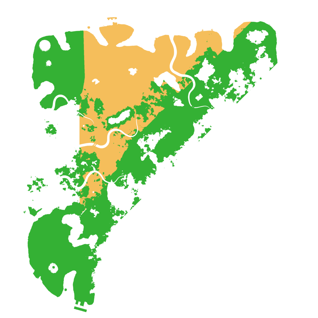 Biome Rust Map: Procedural Map, Size: 5000, Seed: 67761688
