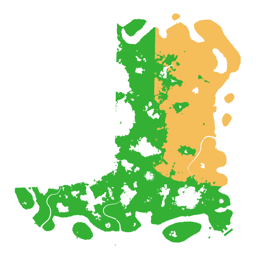 Biome Rust Map: Procedural Map, Size: 5000, Seed: 622743183