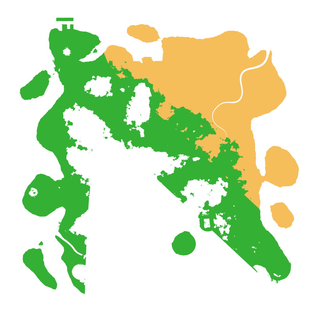 Biome Rust Map: Procedural Map, Size: 3750, Seed: 521258241