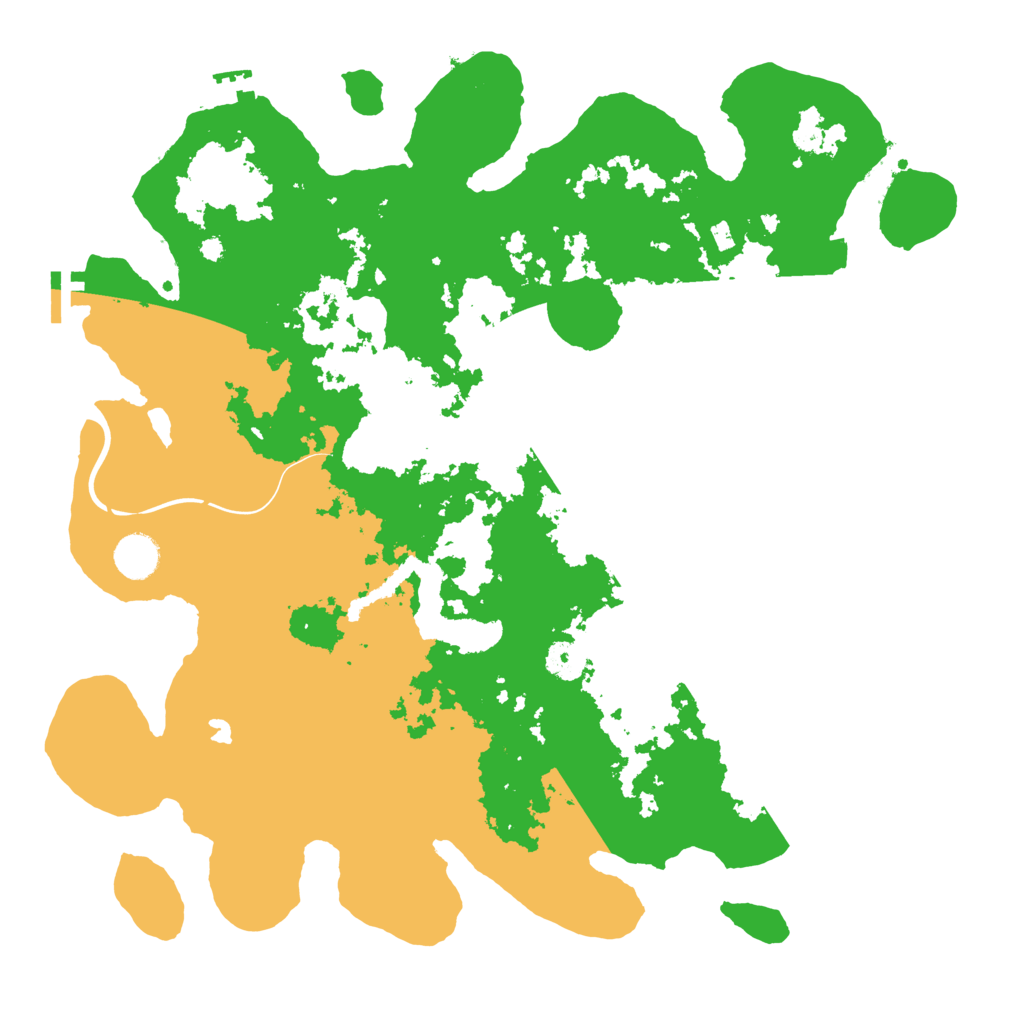 Biome Rust Map: Procedural Map, Size: 4000, Seed: 15396
