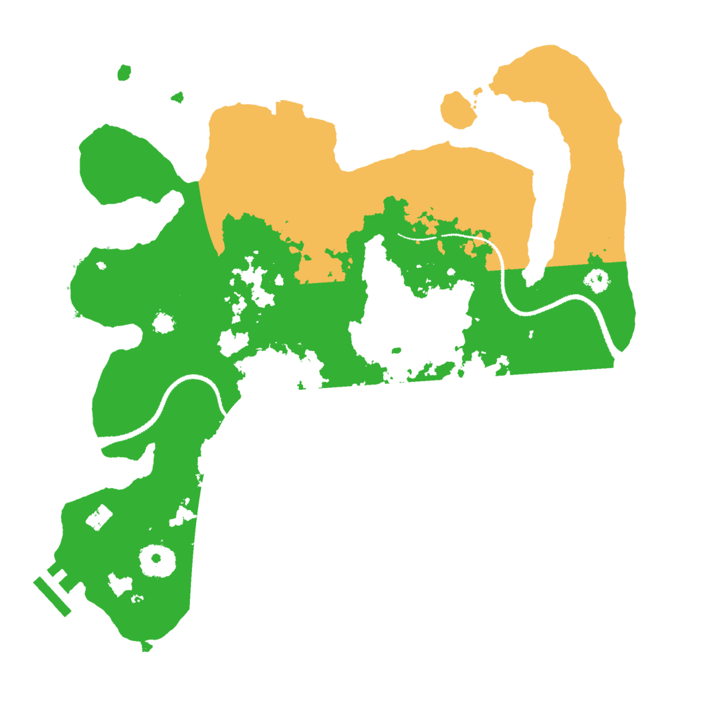 Biome Rust Map: Procedural Map, Size: 3000, Seed: 1257349249