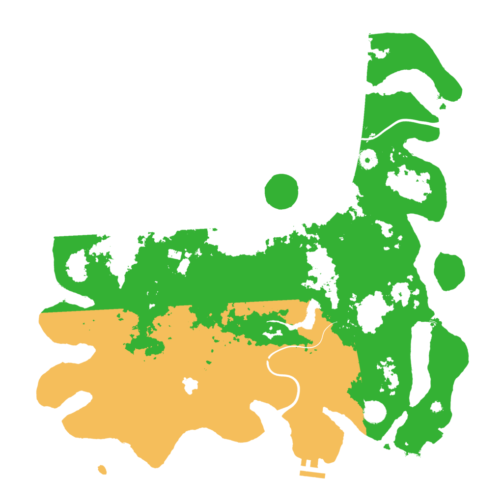 Biome Rust Map: Procedural Map, Size: 4000, Seed: 294342952