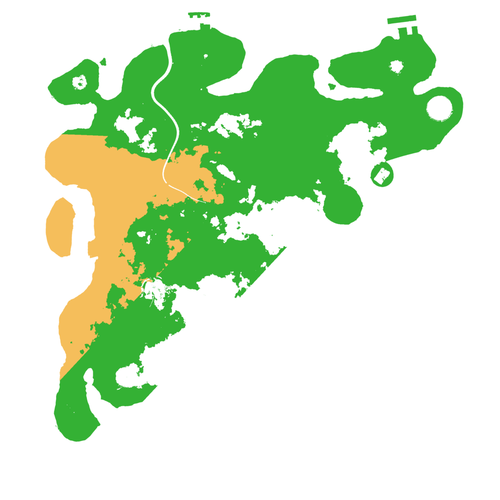 Biome Rust Map: Procedural Map, Size: 3500, Seed: 1210460564