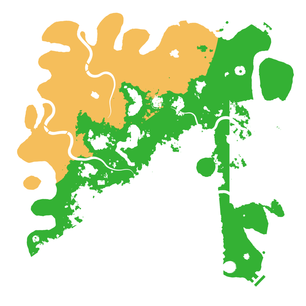 Biome Rust Map: Procedural Map, Size: 4500, Seed: 1302329868