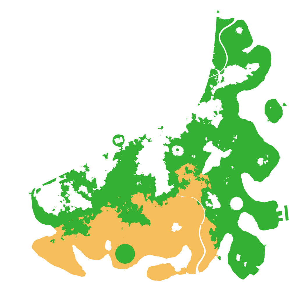 Biome Rust Map: Procedural Map, Size: 4000, Seed: 90252796
