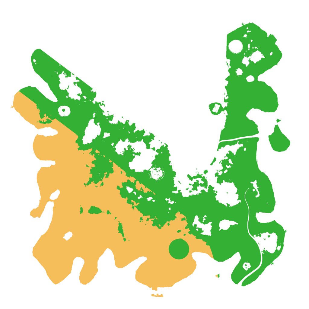 Biome Rust Map: Procedural Map, Size: 4000, Seed: 669293223
