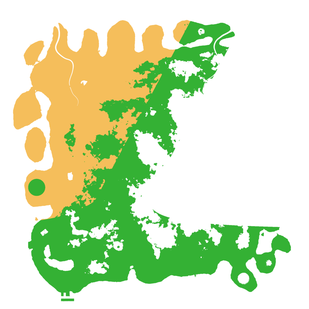 Biome Rust Map: Procedural Map, Size: 4800, Seed: 206595656