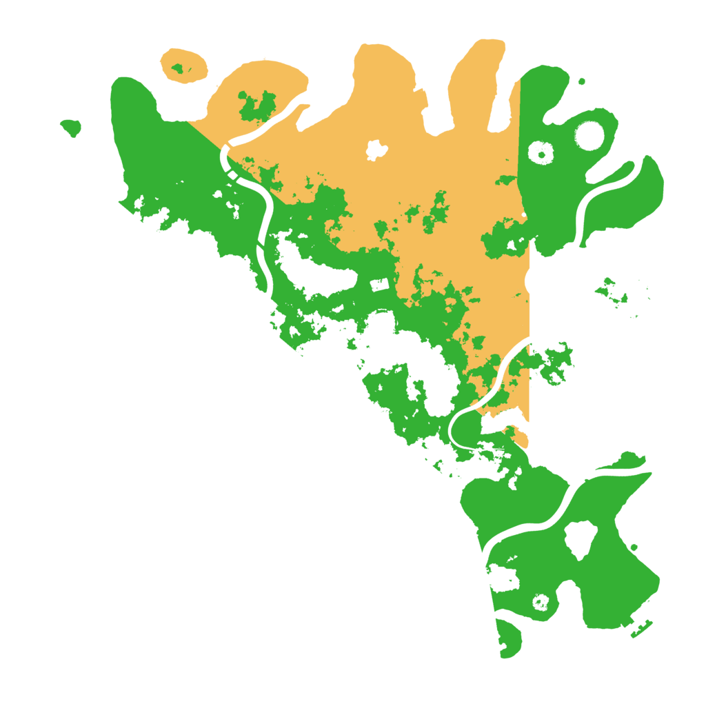 Biome Rust Map: Procedural Map, Size: 4250, Seed: 22516