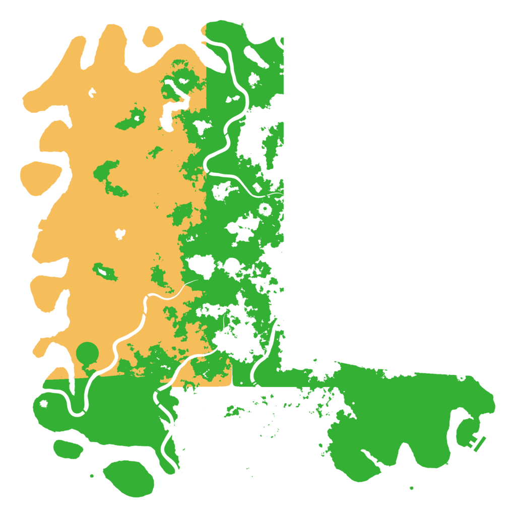 Biome Rust Map: Procedural Map, Size: 6000, Seed: 53025719