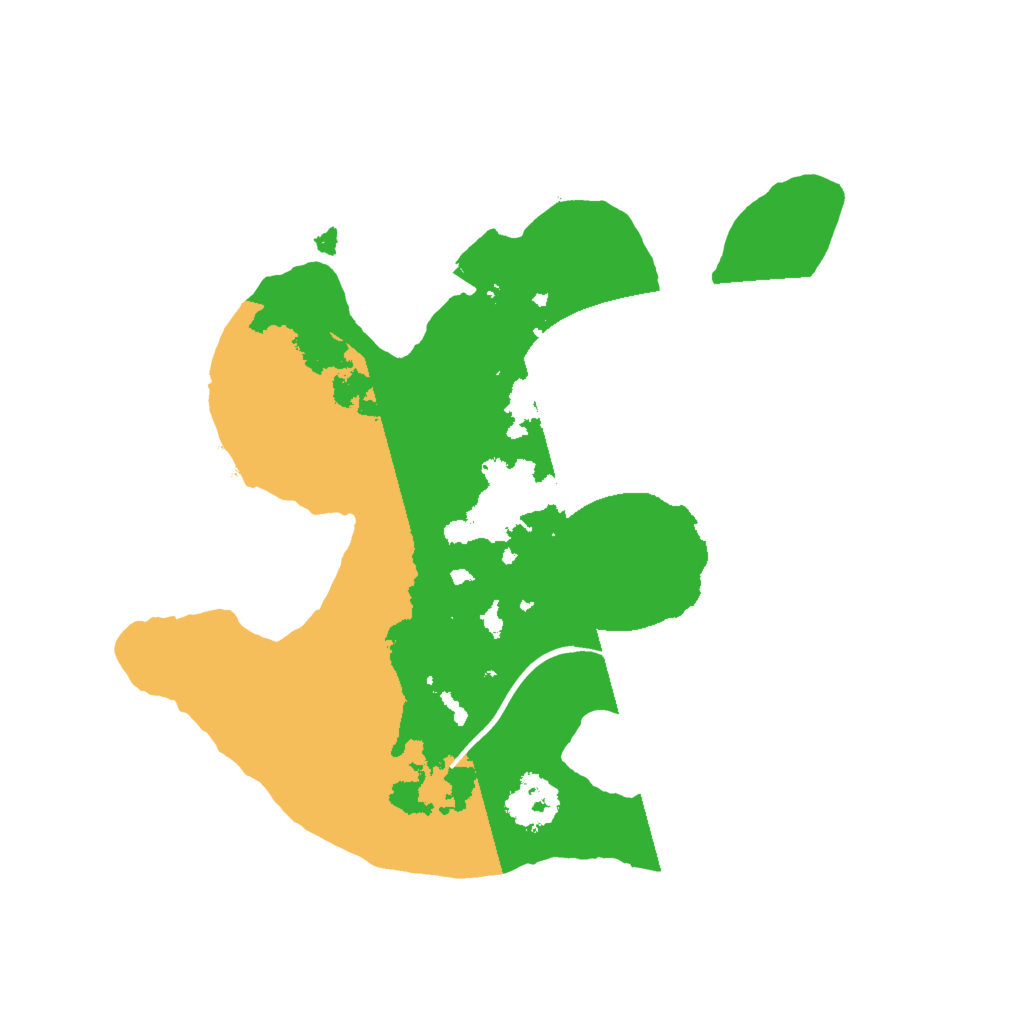 Biome Rust Map: Procedural Map, Size: 2000, Seed: 26091992