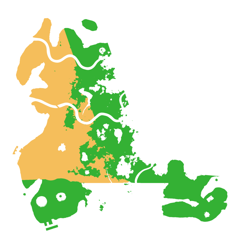Biome Rust Map: Procedural Map, Size: 4000, Seed: 13371