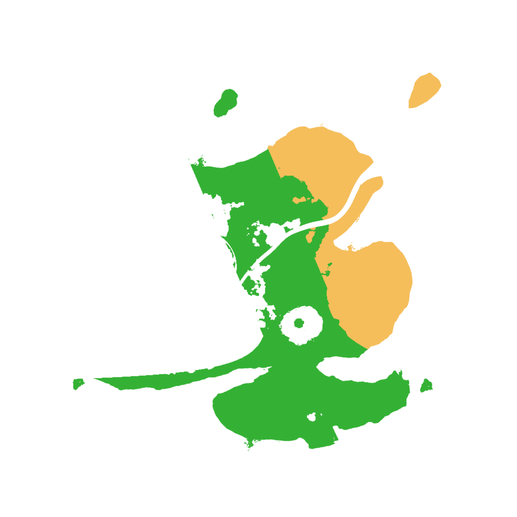 Biome Rust Map: Procedural Map, Size: 2000, Seed: 848232323