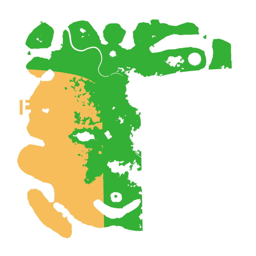 Biome Rust Map: Procedural Map, Size: 3500, Seed: 186430737