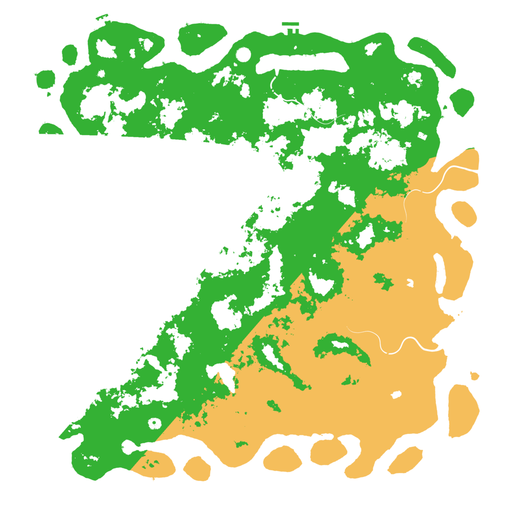 Biome Rust Map: Procedural Map, Size: 6000, Seed: 1856432901