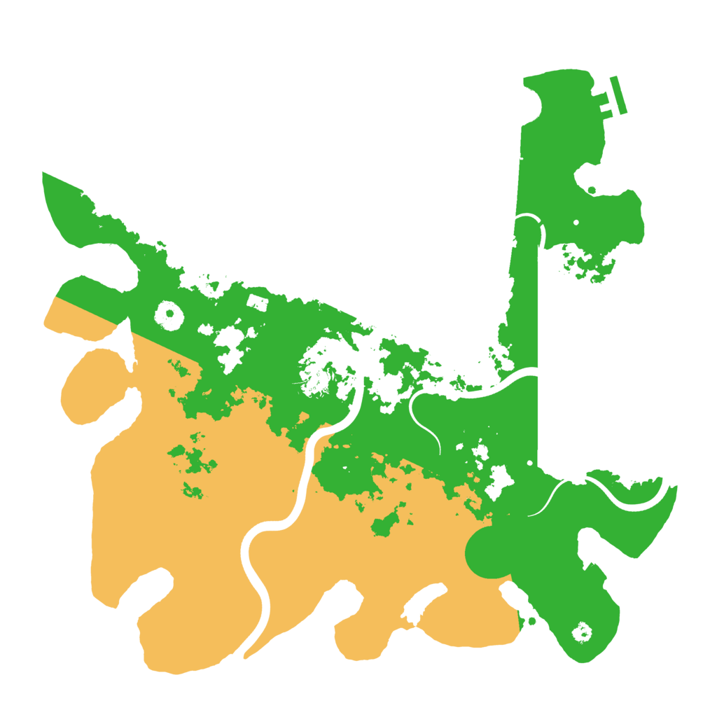 Biome Rust Map: Procedural Map, Size: 3750, Seed: 2050800664