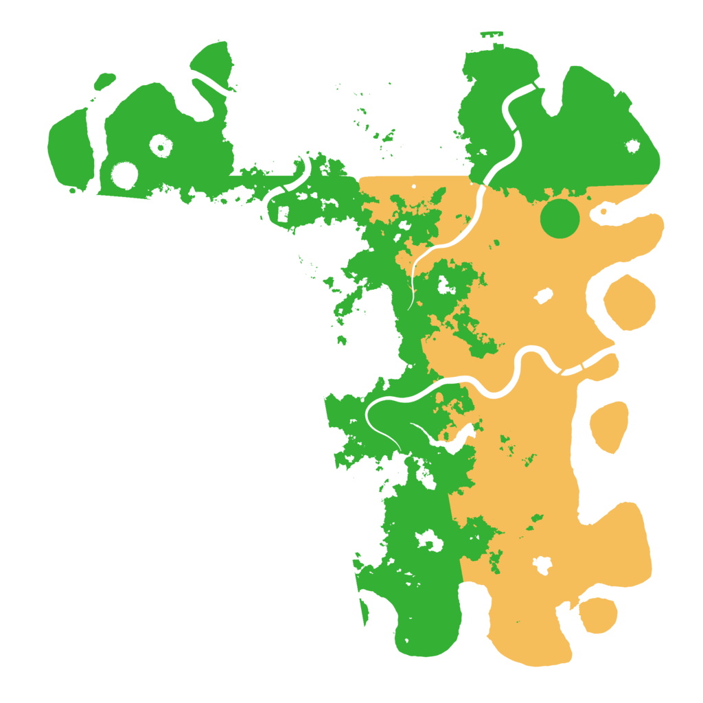 Biome Rust Map: Procedural Map, Size: 4700, Seed: 7007
