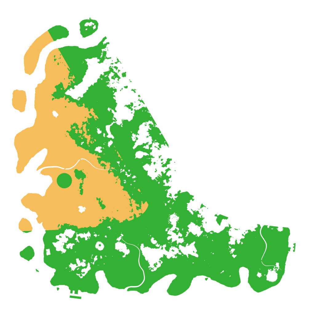 Biome Rust Map: Procedural Map, Size: 5500, Seed: 123