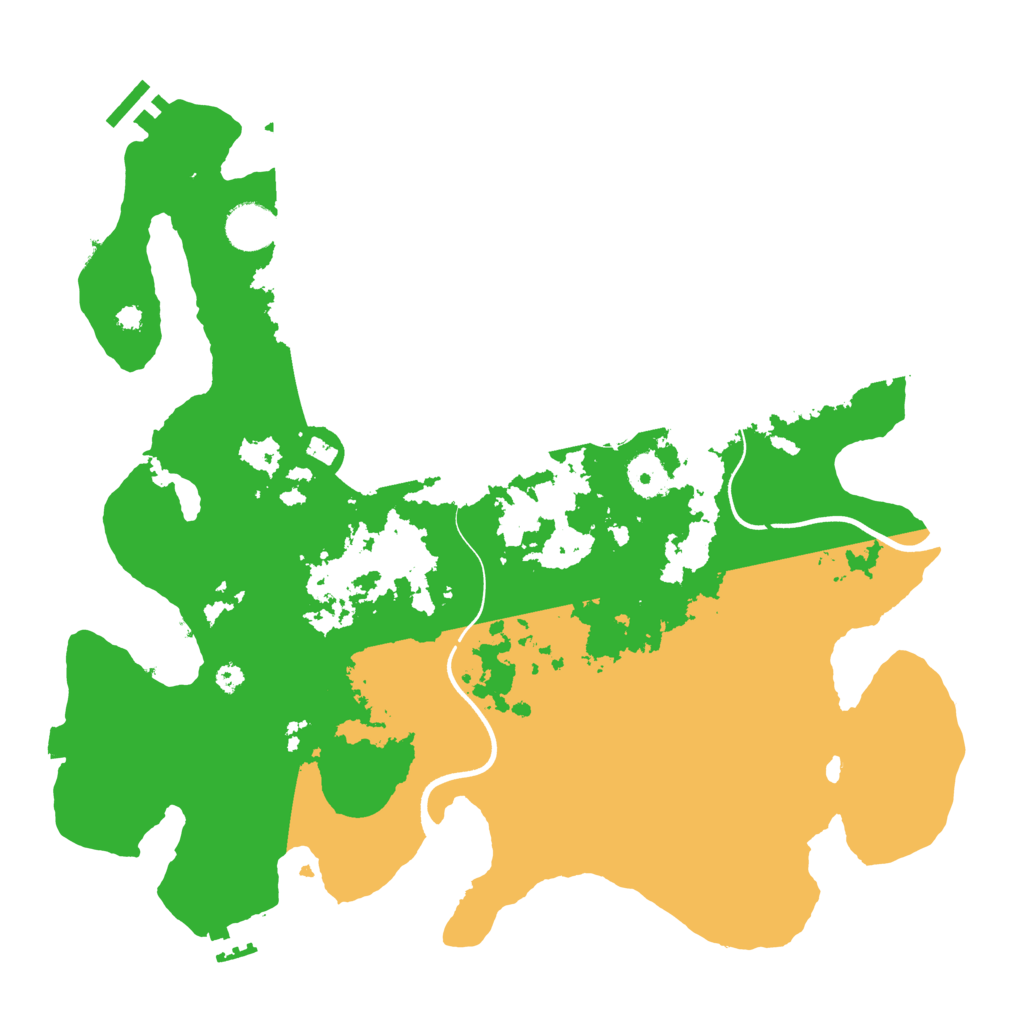 Biome Rust Map: Procedural Map, Size: 3750, Seed: 1404619525