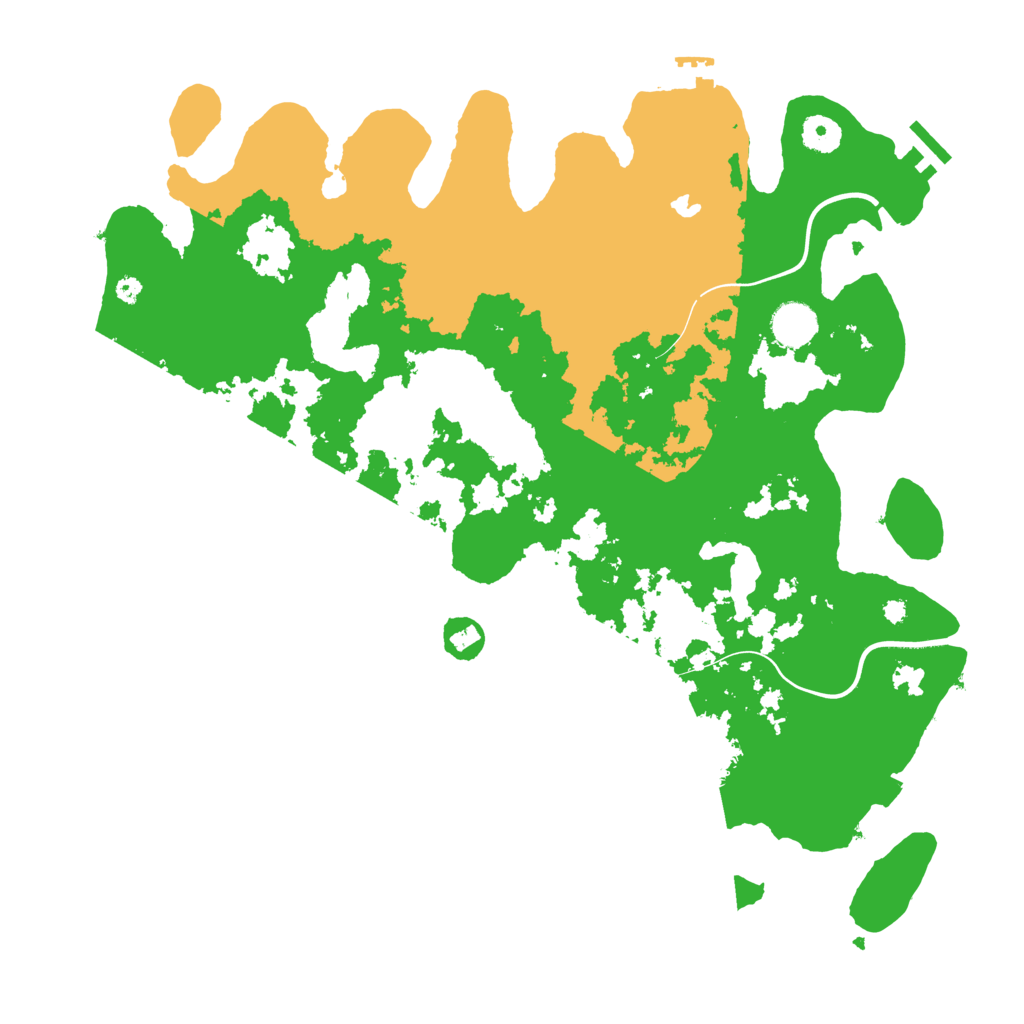 Biome Rust Map: Procedural Map, Size: 4000, Seed: 65456