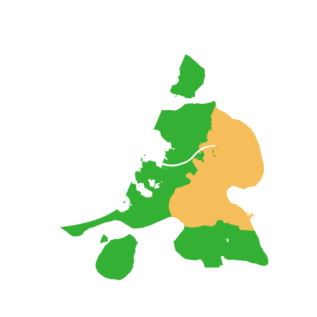 Biome Rust Map: Procedural Map, Size: 2000, Seed: 868205737