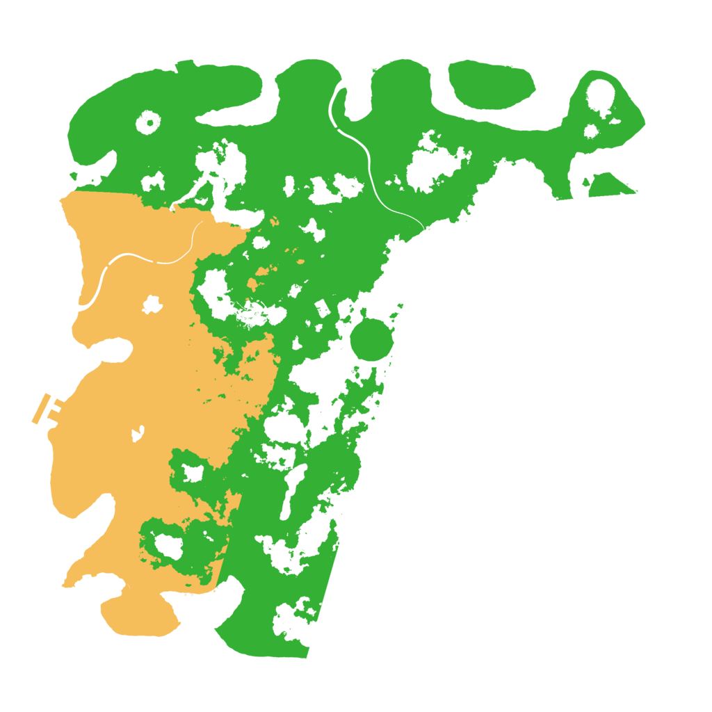Biome Rust Map: Procedural Map, Size: 4500, Seed: 2102962028