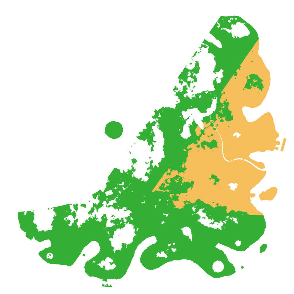Biome Rust Map: Procedural Map, Size: 4500, Seed: 5324