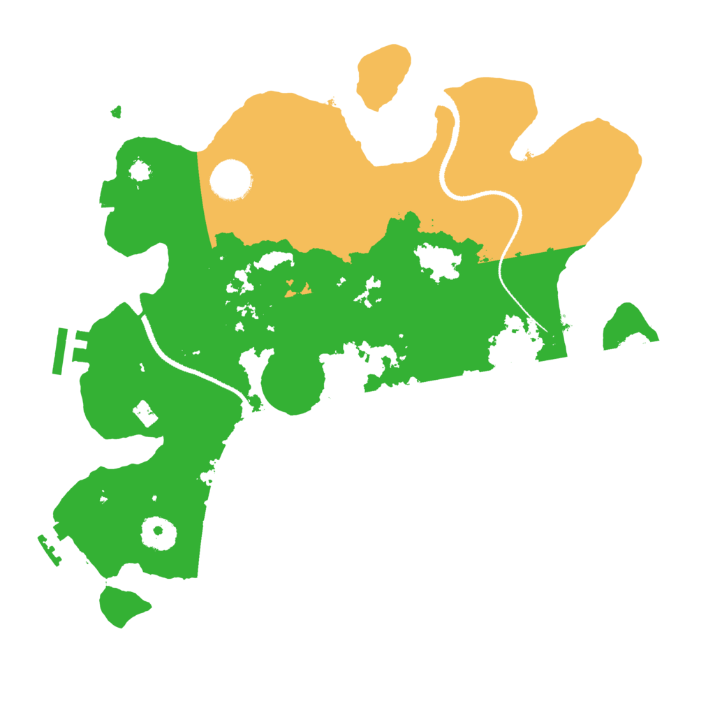 Biome Rust Map: Procedural Map, Size: 3100, Seed: 923525282