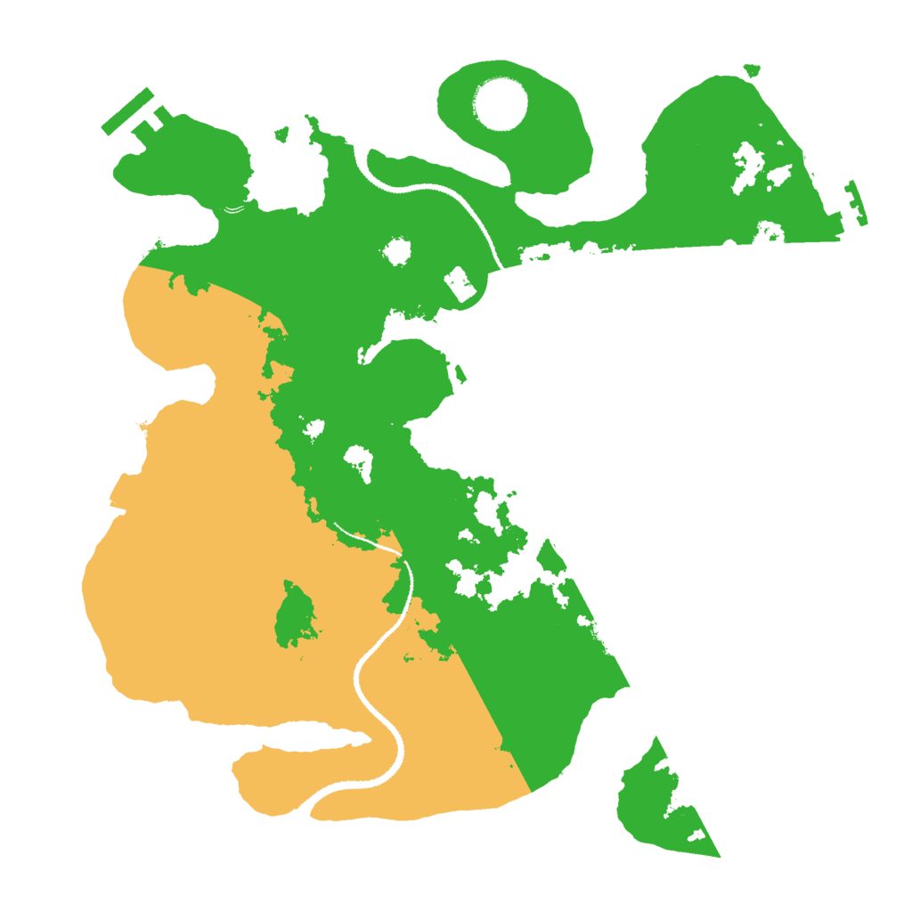 Biome Rust Map: Procedural Map, Size: 3000, Seed: 440496475
