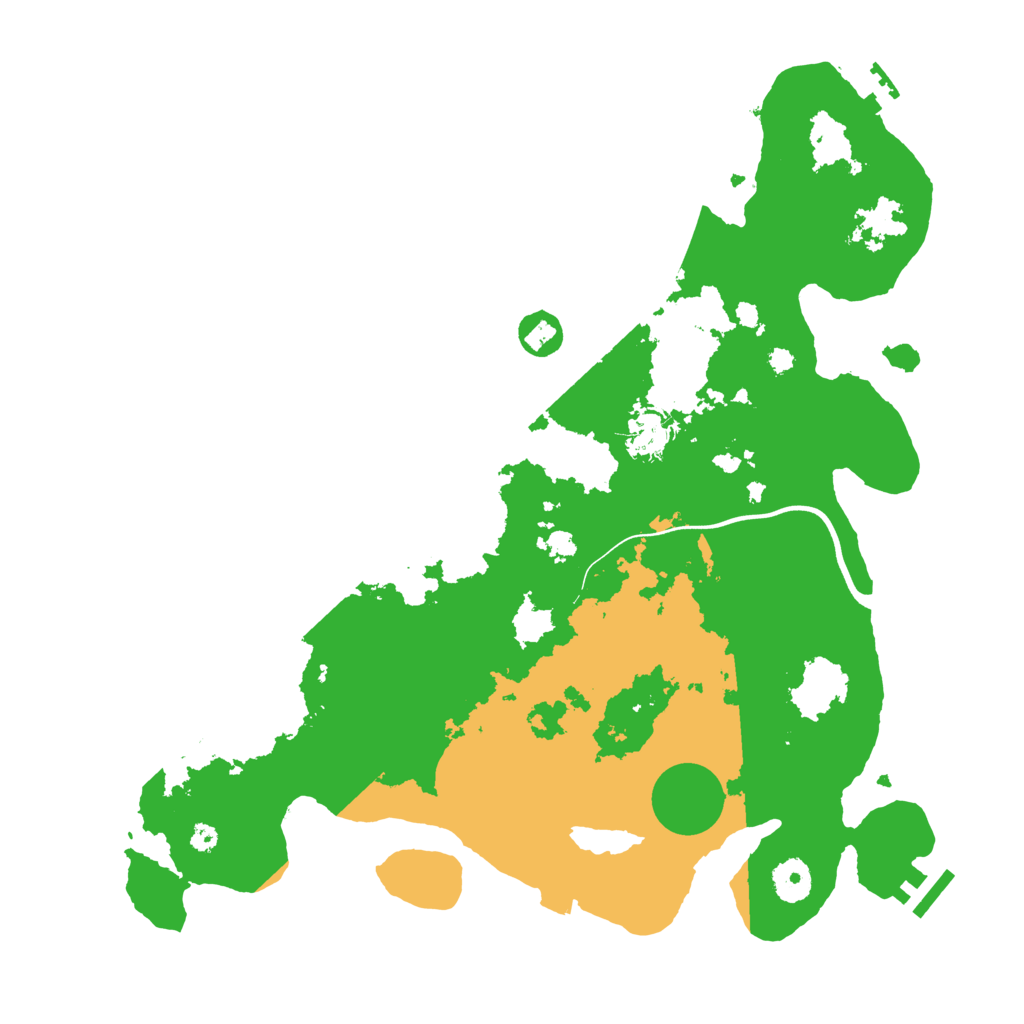 Biome Rust Map: Procedural Map, Size: 3750, Seed: 810499601