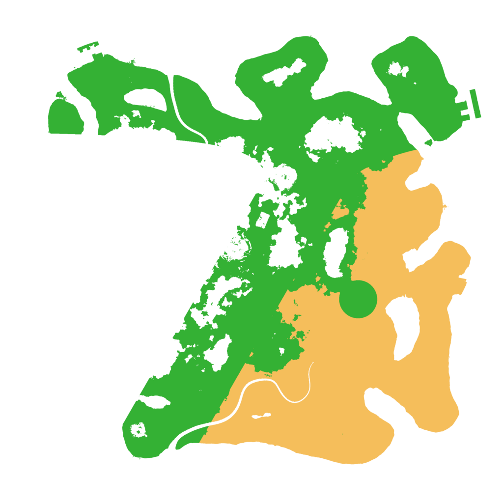 Biome Rust Map: Procedural Map, Size: 3500, Seed: 765