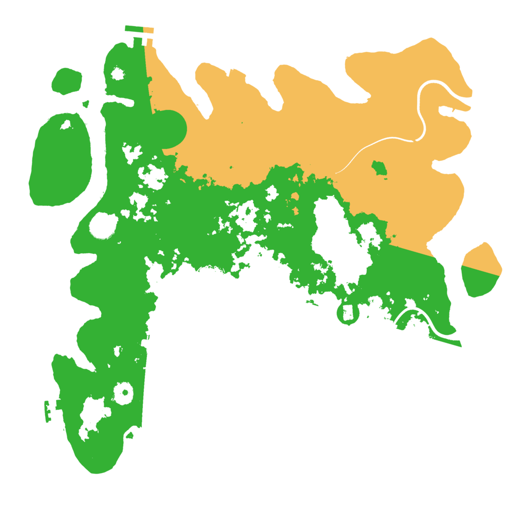 Biome Rust Map: Procedural Map, Size: 3700, Seed: 959181734