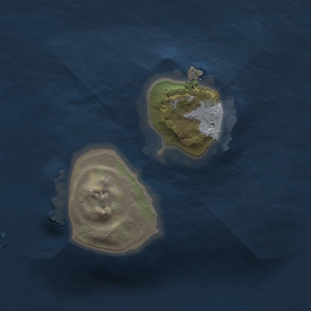 Rust Map: Procedural Map, Size: 1111, Seed: 564025556, 1 Monuments