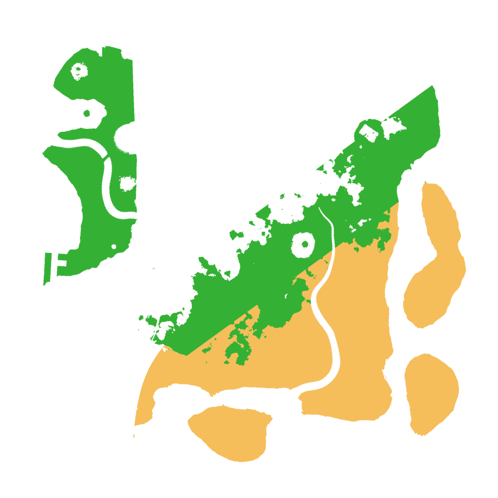 Biome Rust Map: Procedural Map, Size: 3000, Seed: 1609621735
